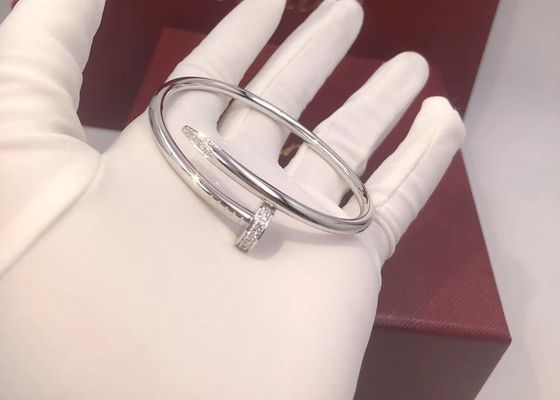 Regalo de boda Cartier Nail Bracelet With Diamonds creativo único